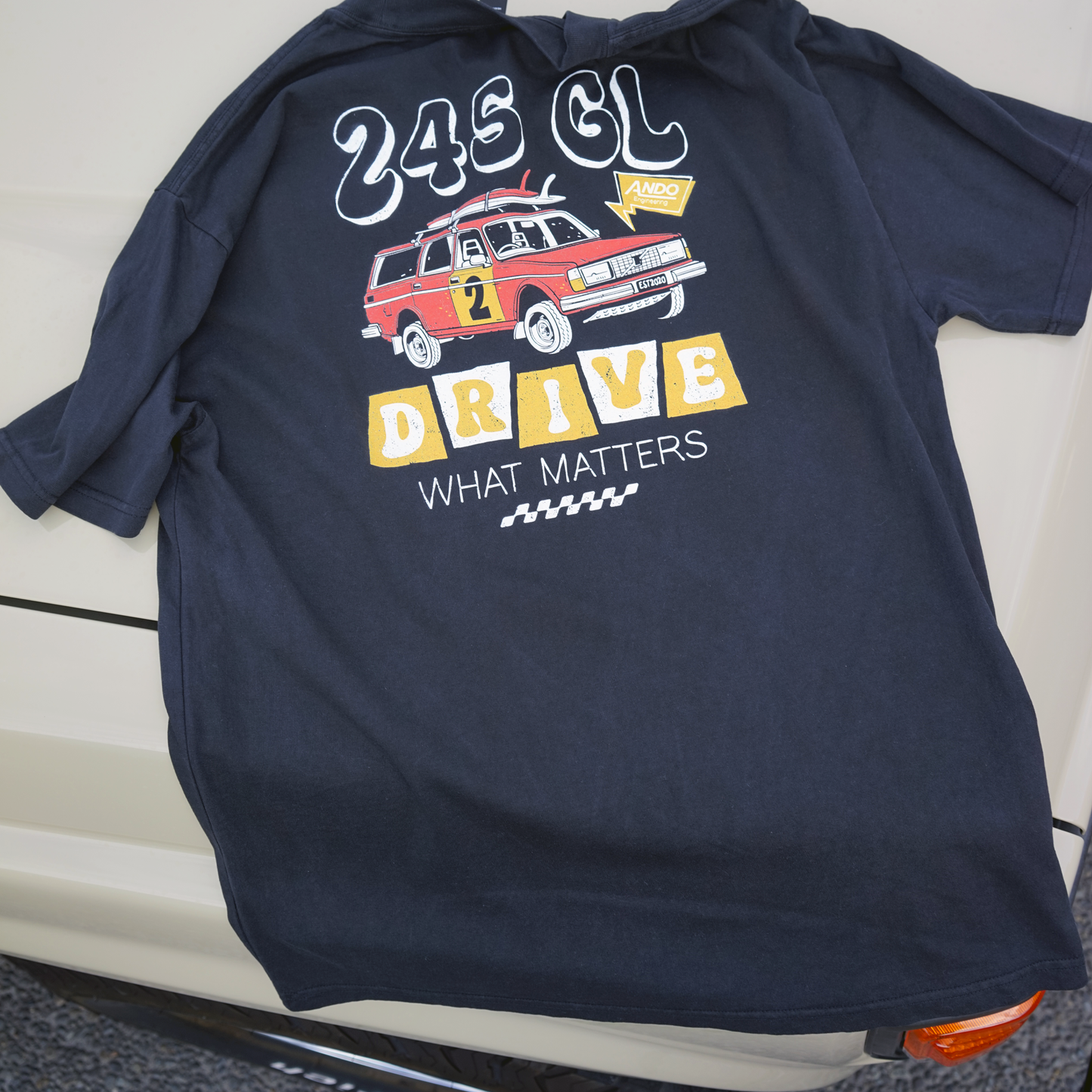 Volvo 245 Tee shirt T-shirt volvo redblock 240