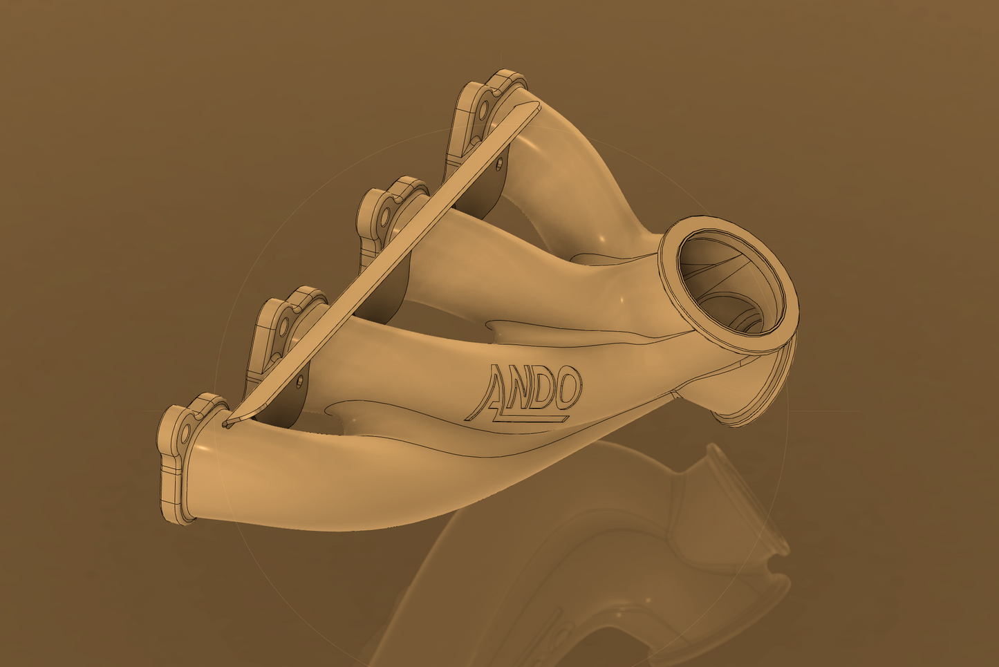 Volvo 8V B230 Exhaust Manifold