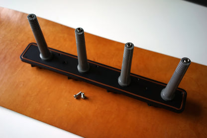 Volvo 16 valve billet coil bracket anodized black. gtr coil conversion Coil On Plug. Smart coil Conversion underside of bracket