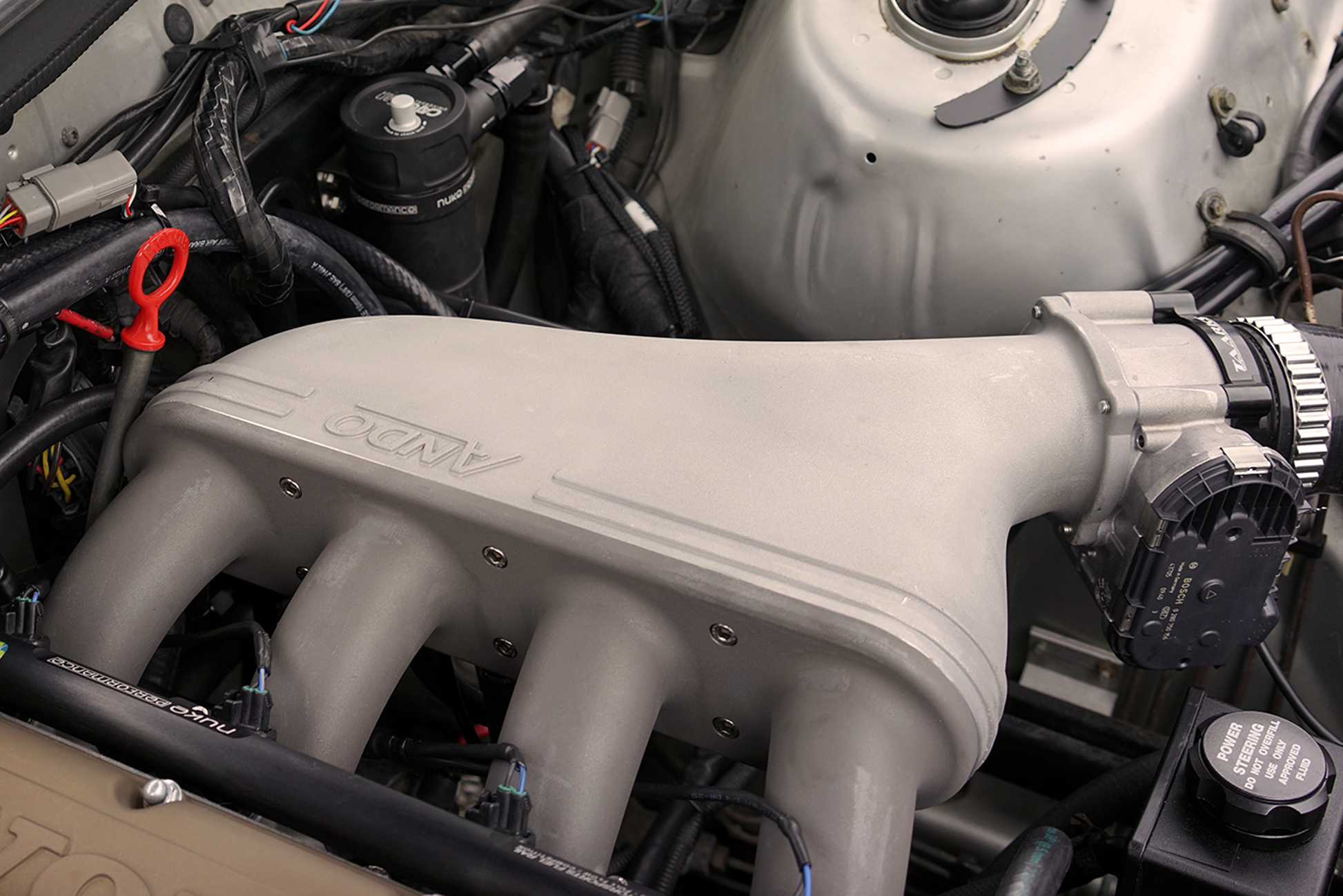 Volvo Intake Manifold b234f Reblock. Drive by wire conversion. Ando Engineering 